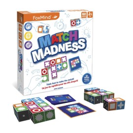 FoxMind Match Madness Board Game, Visual Recognition Matching Board Game, Family Puzzle Game to Develop Kids Problem Solving Skills