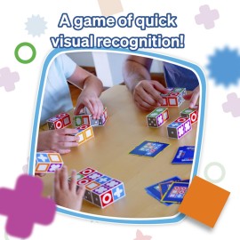FoxMind Match Madness Board Game, Visual Recognition Matching Board Game, Family Puzzle Game to Develop Kids Problem Solving Skills