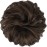 FESHFEN Messy Bun Hair Piece - Elastic Wavy Curly Hair Bun Scrunchies Extensions Synthetic Chignon Hairpieces for Women Girls, Dark Brown & Light Auburn Mixed 1 PCS