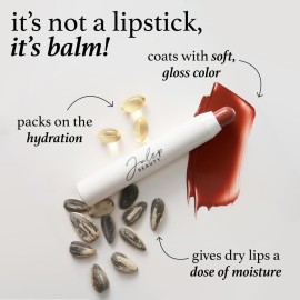 Julep It\'s Balm: Tinted Lip Balm + Buildable Lip Color - Vintage Mauve - Natural Gloss Finish - Hydrating Vitamin E Core - Vegan
