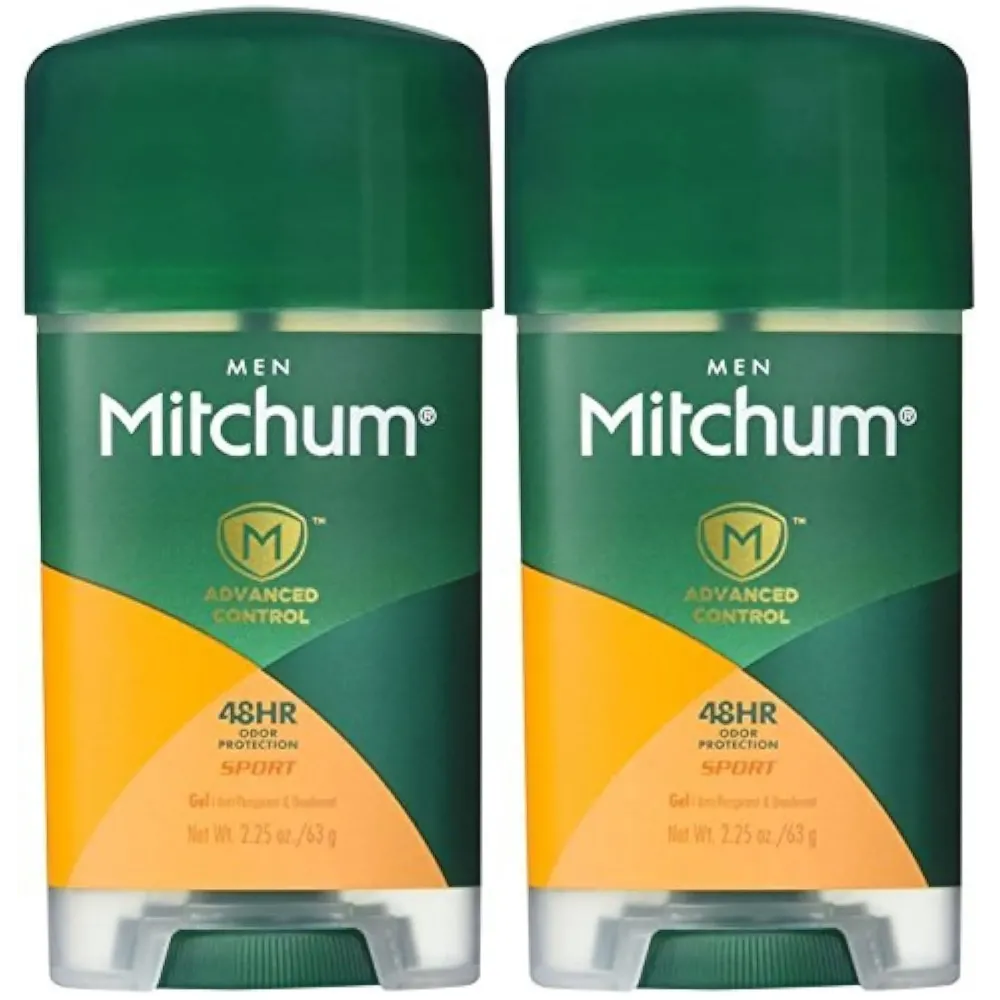 Mitchum Clear Gel Antiperspirant & Deodorant for Men, Super Sport - 2.25 oz - 2 pk