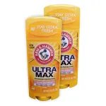 Arm & Hammer Ultramax Invisible Solid Powder Fresh Antiperspirant & Deodorant-2.6 oz, 2 pack