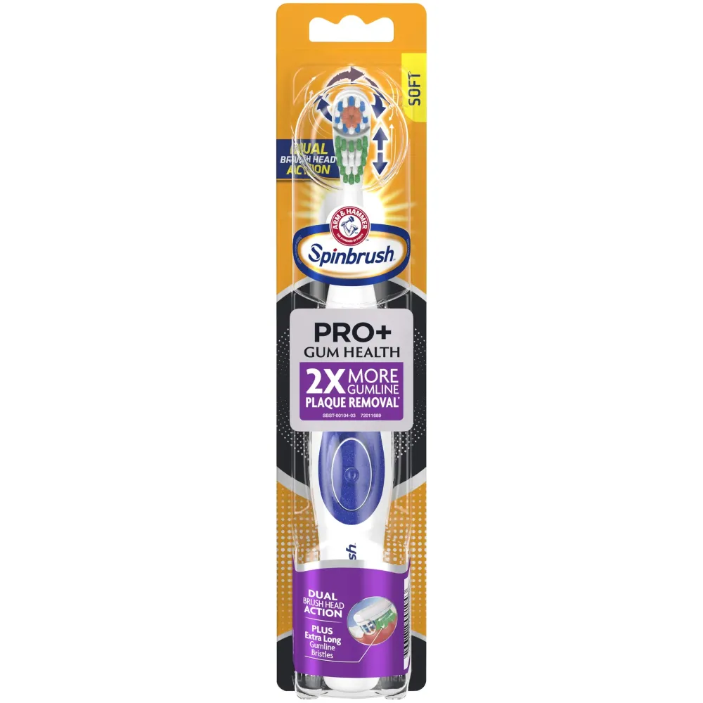 Spinbrush PRO+ Gum Health Powered Toothbrush, 1 count Spinbrush PRO+ Gum Health Powered Toothbrush, 1 count