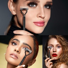 Docolor Eyelash Comb Eyelash Separator Tool Mascara Applicator Eyelash Brush Lash Separator Tool Comb Arc Designed Cosmetic Brushes Tool, with Comb Cover (Black) Docolor Eyelash Comb Eyelash Separator Tool Mascara Applicator Eyelash Brush Lash Separator Tool Comb Arc Designed Cosmetic Brushes Tool, with Comb Cover (Black)
