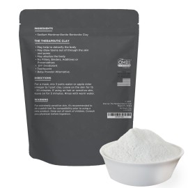 FOSSIL POWER Bentonite Clay Food Grade Powder 2 Lb - Natural Heavy Metal Detox & Pore Cleansing | Indian Healing | DIY Hair & Facial Mask Treatment for Oily Skin | Toothpaste, Deo, Bath & Foot Soak FOSSIL POWER Bentonite Clay Food Grade Powder 2 Lb - Natural Heavy Metal Detox & Pore Cleansing | Indian Healing | DIY Hair & Facial Mask Treatment for Oily Skin | Toothpaste, Deo, Bath & Foot Soak
