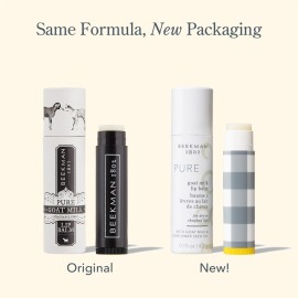 Beekman 1802 Goat Milk Lip Balm - Nourishes, Hydrates & Softens Lips - Prevents & Treats Dry & Chapped Lips - Cruelty-Free Lip Care Beekman 1802 Goat Milk Lip Balm - Nourishes, Hydrates & Softens Lips - Prevents & Treats Dry & Chapped Lips - Cruelty-Free Lip Care