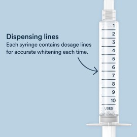 Auraglow 44% Teeth Whitening Gel Syringe Refill Pack, 44% Carbamide Peroxide, (3X) 5ml Syringes, 30 Whitening Treatments Auraglow 44% Teeth Whitening Gel Syringe Refill Pack, 44% Carbamide Peroxide, (3X) 5ml Syringes, 30 Whitening Treatments