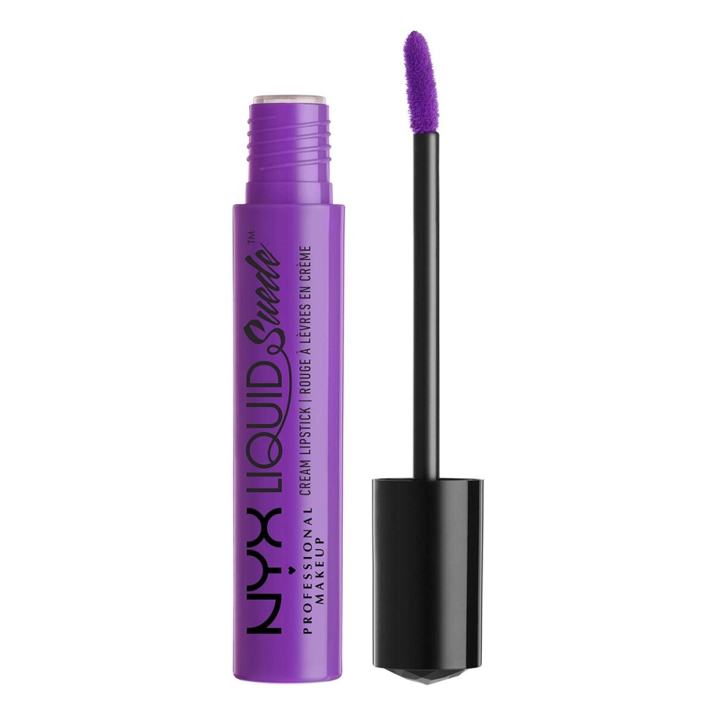 NYX PROFESSIONAL MAKEUP Liquid Suede Cream Lipstick - Run the World (Bright Violet With Pink Undertones) NYX PROFESSIONAL MAKEUP Liquid Suede Cream Lipstick - Run the World (Bright Violet With Pink Undertones)