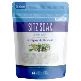 Sitz Bath Soak 2-Lbs Sitz Salt Epsom Salt Hemorrhoid Soothing with Pure Essential Oils in BPA Free Pouch with Press-Lock Seal Made in USA Sitz Bath Soak 2-Lbs Sitz Salt Epsom Salt Hemorrhoid Soothing with Pure Essential Oils in BPA Free Pouch with Press-Lock Seal Made in USA