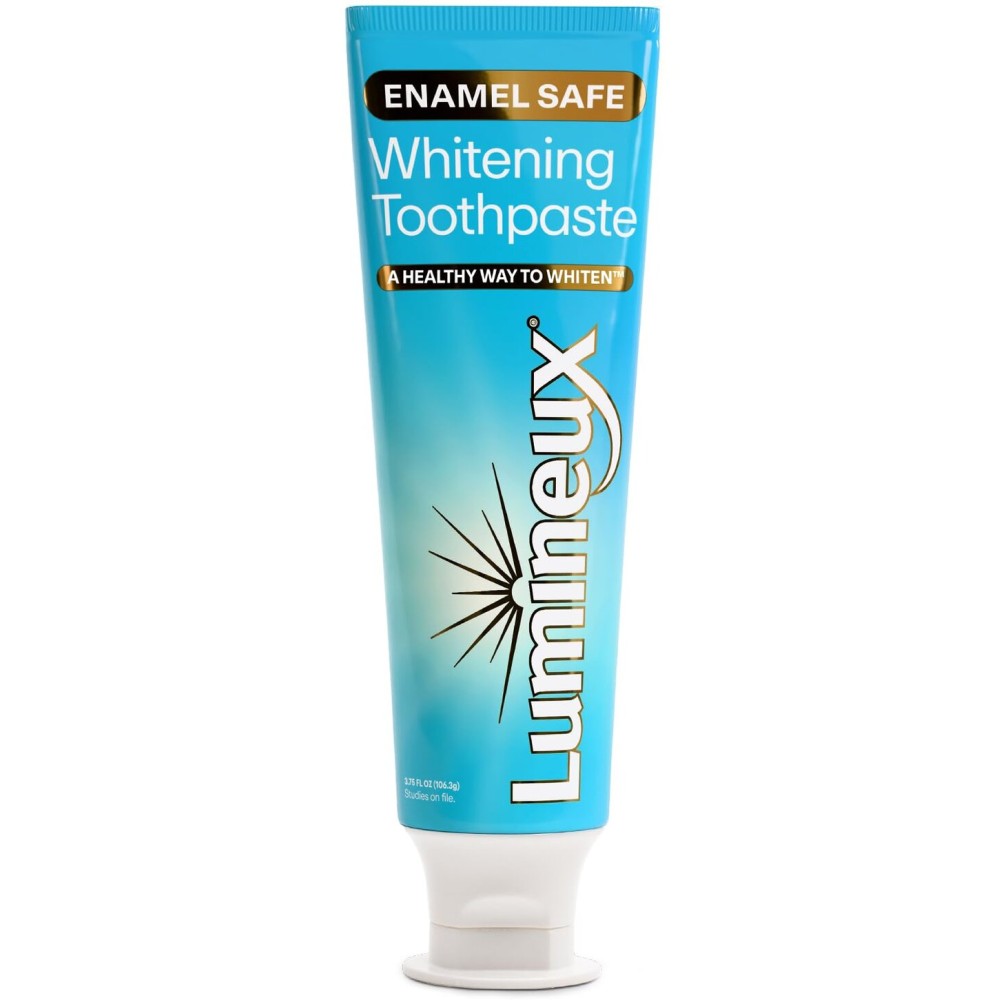 Lumineux Teeth Whitening Toothpaste - Peroxide Free, Enamel Safe for Sensitive Whiter Teeth - Fluoride Free, No Alcohol, Artificial Colors, SLS Free Dentist Formulated - 3.75 Oz Lumineux Teeth Whitening Toothpaste - Peroxide Free, Enamel Safe for Sensitive Whiter Teeth - Fluoride Free, No Alcohol, Artificial Colors, SLS Free Dentist Formulated - 3.75 Oz