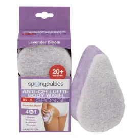 Spongeables Anti Cellulite Body Wash in a 20+ Wash Sponge, Lavender, 1 Count Spongeables Anti Cellulite Body Wash in a 20+ Wash Sponge, Lavender, 1 Count