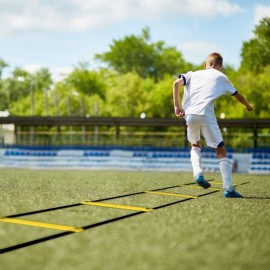 GHB Pro Agility Ladder Agility Training Ladder Speed 12 Rung 20ft with Carrying Bag GHB Pro Agility Ladder Agility Training Ladder Speed 12 Rung 20ft with Carrying Bag
