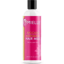 Mielle Organics Avocado Hair Milk for All Hair Types, Moisturizing Lotion for Dry Hair, 8 Ounces