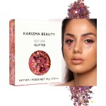 KARIZMA Self Love Heart Glitter. 10g Chunky Face, Hair, Eye, Body for Women. Rave, Festival Accessories, Cosmetic Makeup. Loose Set