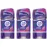Lady Speed Stick 48HR Antiperspirant Deodorant Gel Fresh Fusion 2.30 oz (Pack of 3)