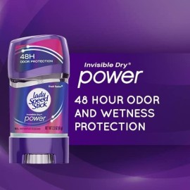 Lady Speed Stick 48HR Antiperspirant Deodorant Gel Fresh Fusion 2.30 oz (Pack of 3) Lady Speed Stick 48HR Antiperspirant Deodorant Gel Fresh Fusion 2.30 oz (Pack of 3)