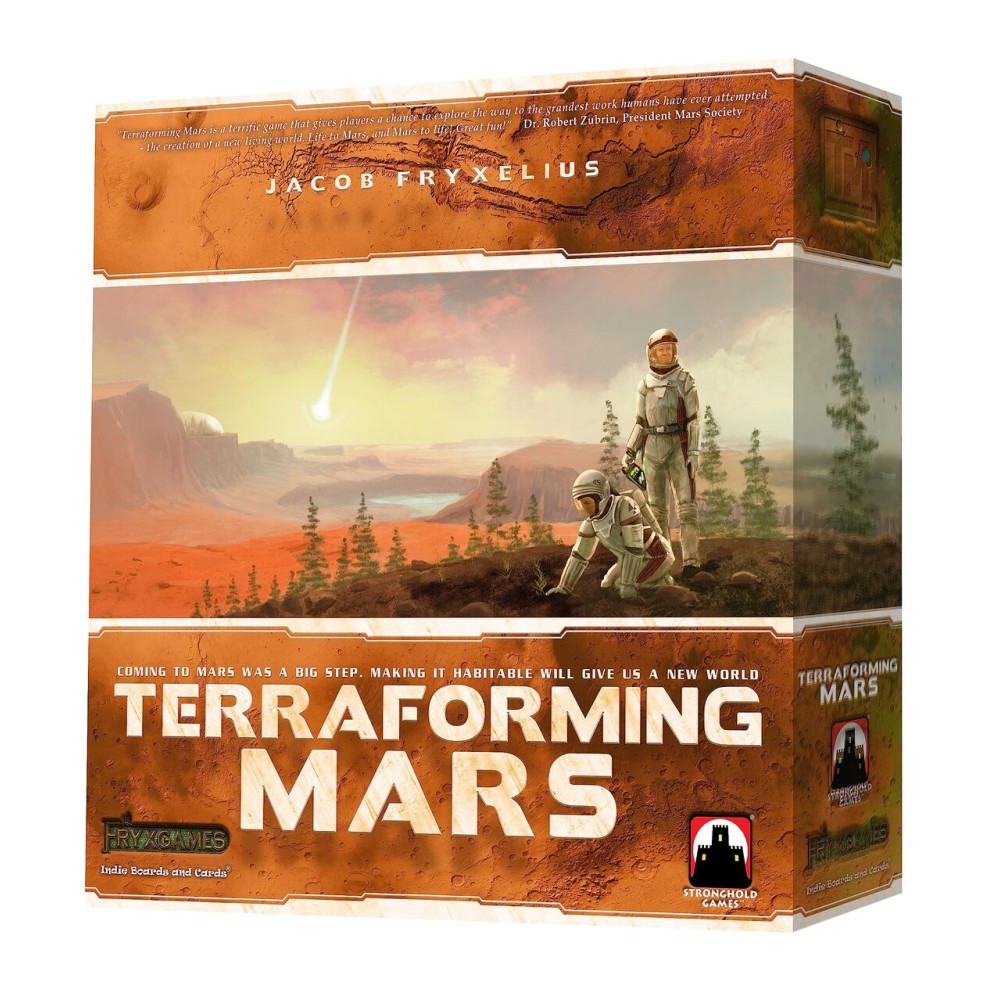 Terraforming Mars Board Game-Award Winning Strategic Space Adventure Game for Family Game Night, Competitive Play&High Replay Value-Adults, Cardboard,Teens&lovers of Board Games by Stronghold Games Terraforming Mars Board Game-Award Winning Strategic Space Adventure Game for Family Game Night, Competitive Play&High Replay Value-Adults, Cardboard,Teens&lovers of Board Games by Stronghold Games