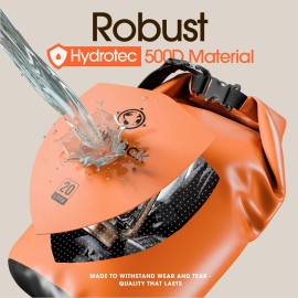 Earth Pak Waterproof Dry Bag - Roll Top Waterproof Backpack Sack Keeps Gear Dry for Kayak with Waterproof Phone Case Earth Pak Waterproof Dry Bag - Roll Top Waterproof Backpack Sack Keeps Gear Dry for Kayak with Waterproof Phone Case