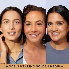 LAURA GELLER NEW YORK Award-Winning Baked Balance-n-Brighten Color Correcting Powder Foundation - Golden Medium - Buildable Light to Medium Coverage - Demi-Matte Natural Finish LAURA GELLER NEW YORK Award-Winning Baked Balance-n-Brighten Color Correcting Powder Foundation - Golden Medium - Buildable Light to Medium Coverage - Demi-Matte Natural Finish