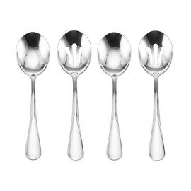 Gourmet Basics by Mikasa 5181046 Kaylee 8-Piece Stainless Steel Serving Set Gourmet Basics by Mikasa 5181046 Kaylee 8-Piece Stainless Steel Serving Set
