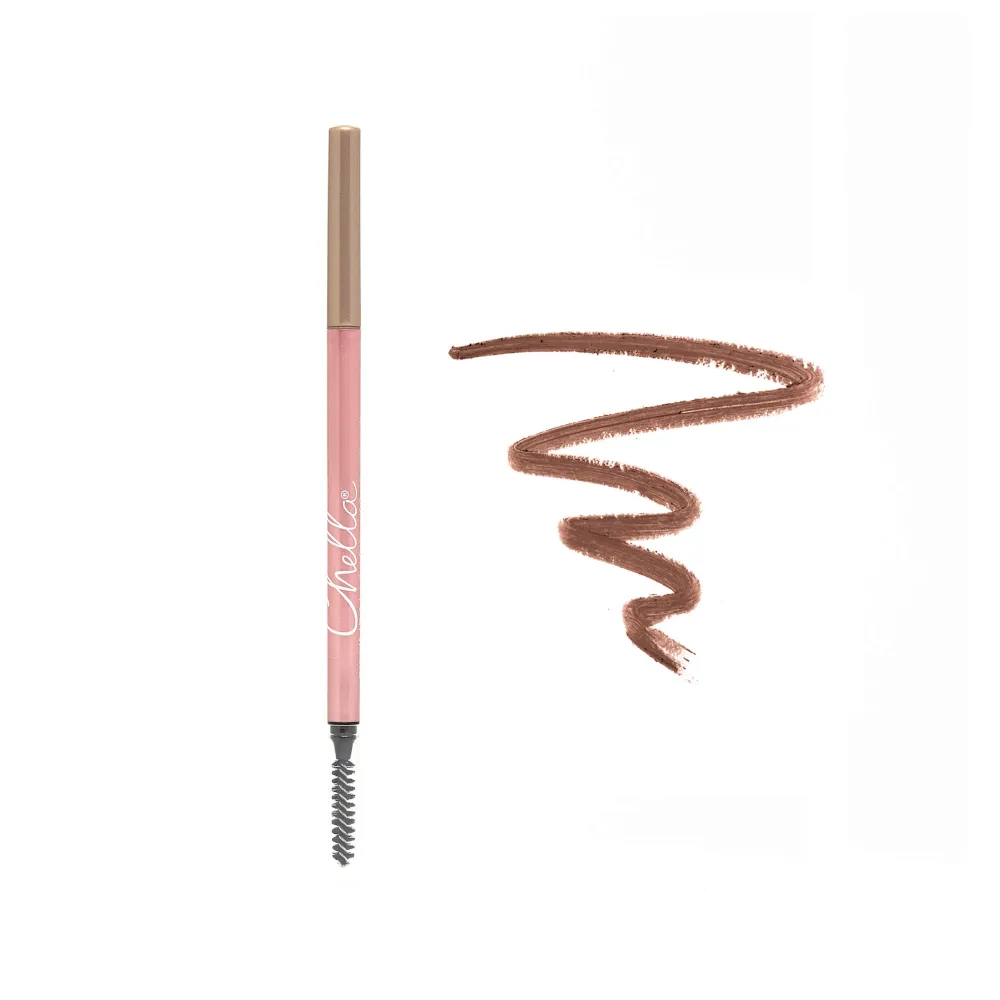 Chella Eyebrow Pencil - Beautiful Blonde - Vegan, Gluten Free, Cruelty Free, Paraben Free, Long Wearing, Smooth Consistency.