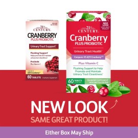 21st Century Cranberry Plus Probiotic Tablets, 60 Count 21st Century Cranberry Plus Probiotic Tablets, 60 Count