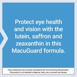 Life Extension MacuGuard Ocular Support with Saffron - Eye Health Supplement for Healthy Vision - with lutein, meso-zeaxanthin, zeaxanthin, saffron - Gluten-free, Non-GMO - 60 softgels Life Extension MacuGuard Ocular Support with Saffron - Eye Health Supplement for Healthy Vision - with lutein, meso-zeaxanthin, zeaxanthin, saffron - Gluten-free, Non-GMO - 60 softgels