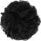 FESHFEN Messy Bun Hair Piece - Elastic Wavy Curly Hair Bun Scrunchies Extensions Synthetic Chignon Hairpieces for Women Girls, Natural Black 1 PCS