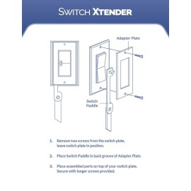 Decora Light Switch Extender for Children - 2 Pack Decora Light Switch Extender for Children - 2 Pack