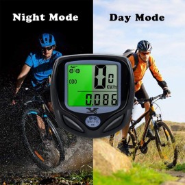 YS SY Bicycle Speedometer and Odometer Wireless Waterproof Cycle Bike Computer with LCD Display & Multi-Functions YS SY Bicycle Speedometer and Odometer Wireless Waterproof Cycle Bike Computer with LCD Display & Multi-Functions