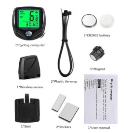 YS SY Bicycle Speedometer and Odometer Wireless Waterproof Cycle Bike Computer with LCD Display & Multi-Functions YS SY Bicycle Speedometer and Odometer Wireless Waterproof Cycle Bike Computer with LCD Display & Multi-Functions