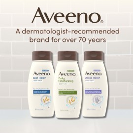 Aveeno Skin Relief Body Wash with a Gentle Coconut Scent & Triple Oat Formula, Daily Cleanser for Sensitive Skin Leaves Itchy, Dry Skin Feeling Soothed & Moisturized, Soap-Free, 18 fl. oz Aveeno Skin Relief Body Wash with a Gentle Coconut Scent & Triple Oat Formula, Daily Cleanser for Sensitive Skin Leaves Itchy, Dry Skin Feeling Soothed & Moisturized, Soap-Free, 18 fl. oz