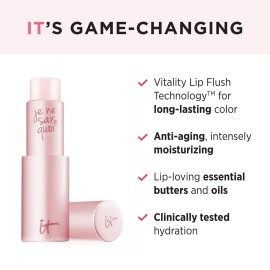 IT Cosmetics Je Ne Sais Quoi Lip Treatment - Anti-Aging Lip Balm - Reacts with Your Lips to Create a Customized Color - With Essential Oils & Antioxidants - 0.11 oz (Perfect Pink) IT Cosmetics Je Ne Sais Quoi Lip Treatment - Anti-Aging Lip Balm - Reacts with Your Lips to Create a Customized Color - With Essential Oils & Antioxidants - 0.11 oz (Perfect Pink)