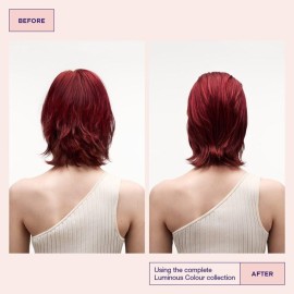 Maria Nila Luminous Colour, Shampoo 11.8 Fl Oz, Reduces Colour Loss from Washing, Pomegranate Counteracts Dehydration, 100% Vegan & Sulfate/Paraben free