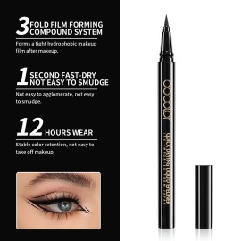 docolor Waterproof Eyeliner Pen Super Slim Precise All Day Black Eyeliner Liquid Professional Makeup Liquid Eye Liner Pencil for Women docolor Waterproof Eyeliner Pen Super Slim Precise All Day Black Eyeliner Liquid Professional Makeup Liquid Eye Liner Pencil for Women