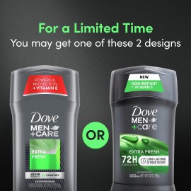 Dove Men + Care Antiperspirant Deodorant, 72hr Sweat & Odor Protection, Vitamin E, Triple Moisturizer, 4 Pack Dove Men + Care Antiperspirant Deodorant, 72hr Sweat & Odor Protection, Vitamin E, Triple Moisturizer, 4 Pack