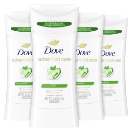 Dove Advanced Care Antiperspirant Deodorant Stick Cool Essentials 4 ct for helping your skin barrier repair after shaving 72 hour odor control and sweat protection with Pro Ceramide Technology 2.6 oz Dove Advanced Care Antiperspirant Deodorant Stick Cool Essentials 4 ct for helping your skin barrier repair after shaving 72 hour odor control and sweat protection with Pro Ceramide Technology 2.6 oz