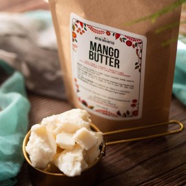 Raw Mango Butter - 100% Natural Skin and Hair Moisturizer - Use with Shea in DIY Whipped Body Butter, Mango Body Lotion, Lip Gloss and Soap Making, 8 oz Block Raw Mango Butter - 100% Natural Skin and Hair Moisturizer - Use with Shea in DIY Whipped Body Butter, Mango Body Lotion, Lip Gloss and Soap Making, 8 oz Block