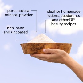 Sky Organics - Zinc Oxide Powder, 16 oz - Non-Nano & Uncoated - Make Your Own Lotion, Deodorant, Cream, Soap - DIY Essentials - Resealable Bag - Natural, Vegan & Cruelty Free - Beauty & Personal Care Sky Organics - Zinc Oxide Powder, 16 oz - Non-Nano & Uncoated - Make Your Own Lotion, Deodorant, Cream, Soap - DIY Essentials - Resealable Bag - Natural, Vegan & Cruelty Free - Beauty & Personal Care