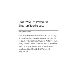SmartMouth Premium Zinc Ion Toothpaste - Whitening - with Fluoride - Refreshing, Anti-Cavity Toothpaste for Adults - Strengthens Enamel - Mild Mint Flavor, 6 oz (2 Pack) SmartMouth Premium Zinc Ion Toothpaste - Whitening - with Fluoride - Refreshing, Anti-Cavity Toothpaste for Adults - Strengthens Enamel - Mild Mint Flavor, 6 oz (2 Pack)