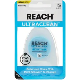 REACH Ultraclean Dental Floss Mint 30 Yards (Pack of 3)