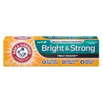 ARM & HAMMER Truly Radiant Whitening & Enamel Strengthening Fluoride Toothpaste, Fresh Mint, 4.3 oz (Pack of 5)