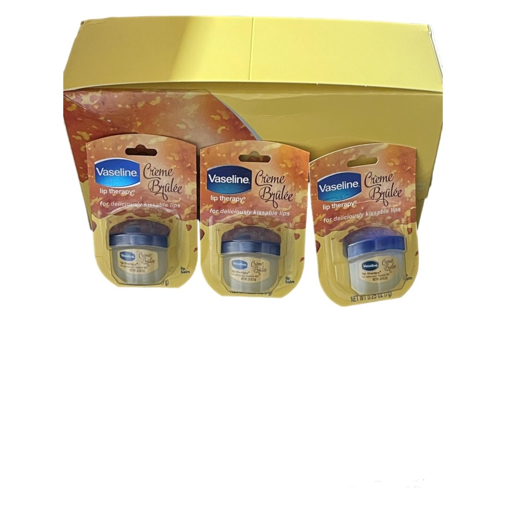 Vaseline Lip Creme Brulee Size .25z Vaseline Lip Therapy Creme Brulee .25z