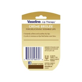 Vaseline Lip Therapy Lip Balm, Creme Brulee 0.25 oz (Pack of 10) Vaseline Lip Therapy Lip Balm, Creme Brulee 0.25 oz (Pack of 10)