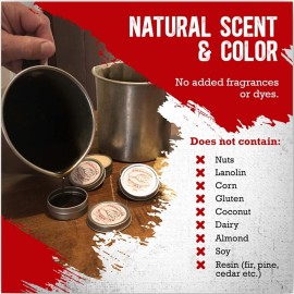 Firehouse Moustache Wax WACKY TACKY - Strong Heavy-Duty Dark Mustache & Beard Wax, Naturally Scented & Colored, All-Weather Mustache Wax (1 Ounce Tin); HANDMADE in Small Batches by John the Fireman Firehouse Moustache Wax WACKY TACKY - Strong Heavy-Duty Dark Mustache & Beard Wax, Naturally Scented & Colored, All-Weather Mustache Wax (1 Ounce Tin); HANDMADE in Small Batches by John the Fireman