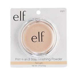 e.l.f. Prime & Stay Finishing Powder, Sets Makeup, Controls Shine & Smooths Complexion, Delivers A Matte Finish, Vegan & Cruelty-Free, Fair/Light e.l.f. Prime & Stay Finishing Powder, Sets Makeup, Controls Shine & Smooths Complexion, Delivers A Matte Finish, Vegan & Cruelty-Free, Fair/Light