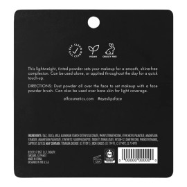 e.l.f. Prime & Stay Finishing Powder, Sets Makeup, Controls Shine & Smooths Complexion, Delivers A Matte Finish, Vegan & Cruelty-Free, Fair/Light e.l.f. Prime & Stay Finishing Powder, Sets Makeup, Controls Shine & Smooths Complexion, Delivers A Matte Finish, Vegan & Cruelty-Free, Fair/Light