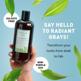 Just Nutritive Gray Hair Shampoo | Gray Hair Treatment | Just Natural Hair Care | Natural Shampoo 16 Oz Just Nutritive Gray Hair Shampoo | Gray Hair Treatment | Just Natural Hair Care | Natural Shampoo 16 Oz