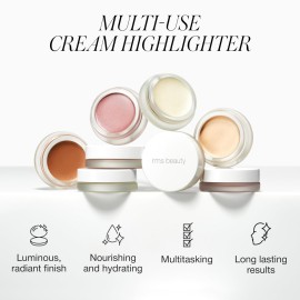 RMS Beauty Luminizer - Cream Highlighter Makeup, Face Highlighter & Inner Corner Eye Highlighter, Glow Balm Dewy Makeup Face Highlighters & Luminizers RMS Beauty Luminizer - Cream Highlighter Makeup, Face Highlighter & Inner Corner Eye Highlighter, Glow Balm Dewy Makeup Face Highlighters & Luminizers