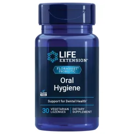 Life Extension FLORASSIST Oral Hygiene - Probiotic, Promotes Overall Oral Health - Gluten-Free, Vegetarian - 30 Lozenges